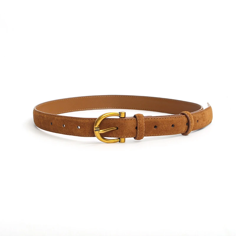 【A218-浅咖】新品皮带百搭休闲时尚经典腰带1405