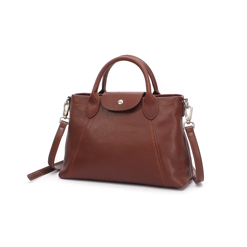 【A656·香香公主】新品简约百搭时尚单肩轻便ins休闲女包21645-咖色