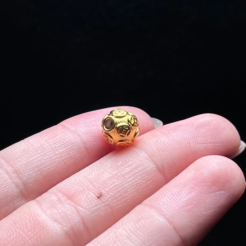 足银银制品 【小魏总返场福利】足银圆珠单珠珠子（8mm+）