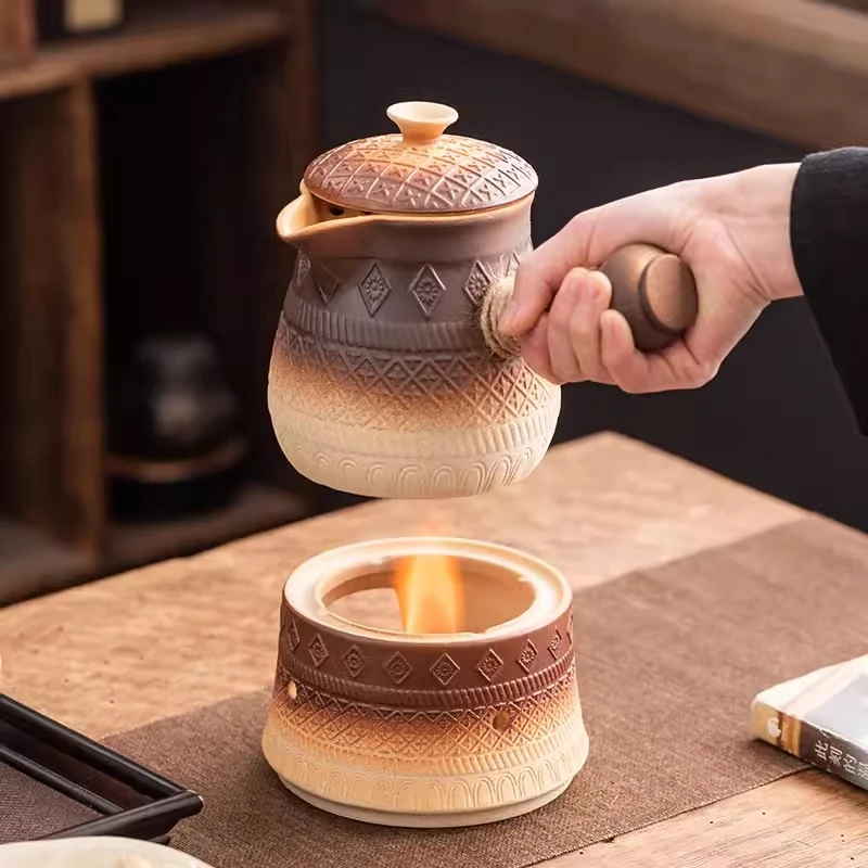 新款烤奶茶罐围炉煮茶烤火炉套装家用罐罐茶煮茶器家用户外罐罐壶