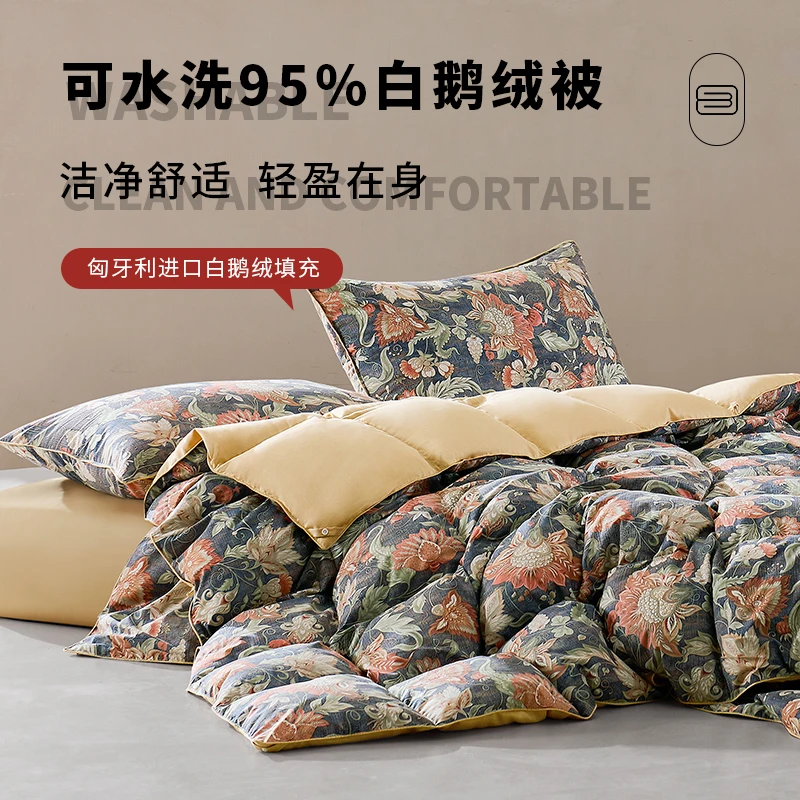 OLIVIER DESFORGES 洛可可95%可水洗白鹅绒轻盈透气鹅绒被