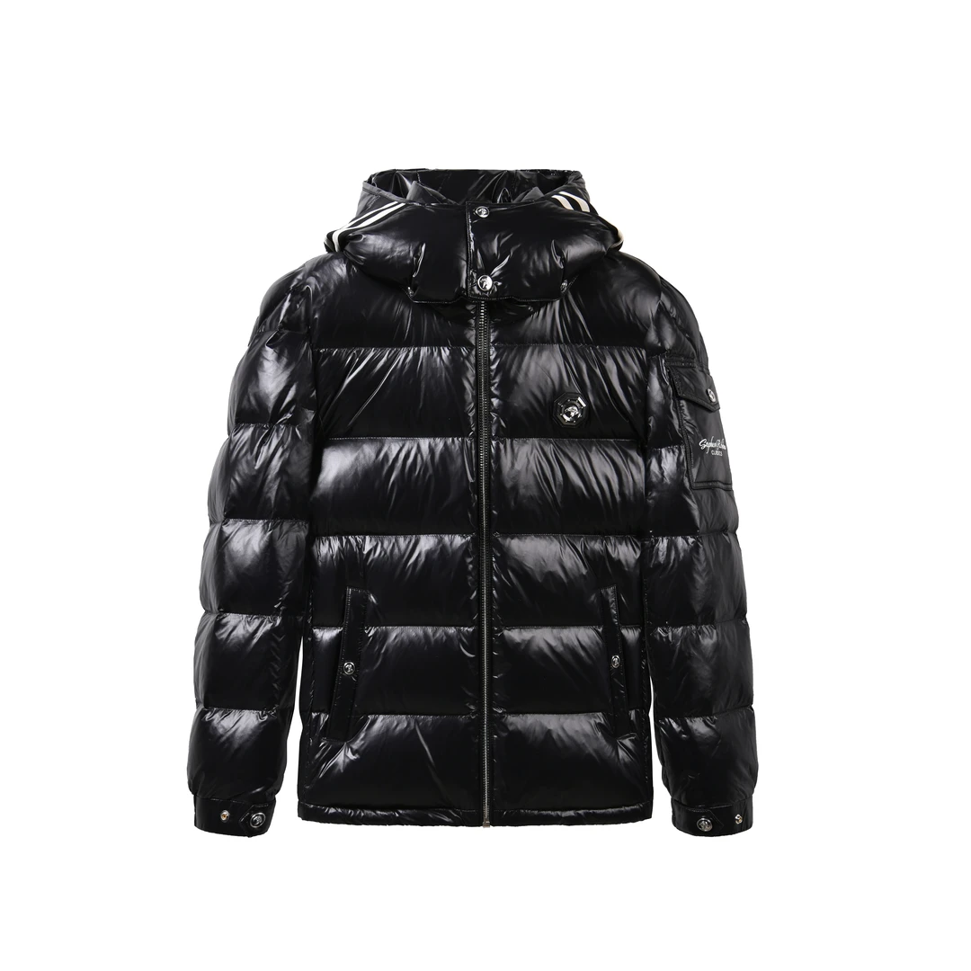 STEPHEN ROBBINS男士连帽羽绒服休闲保暖鹅绒服8302