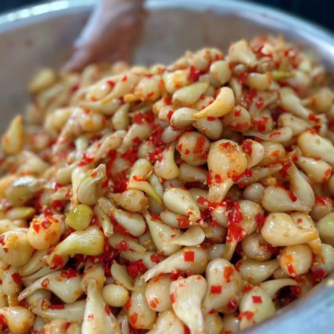 湖南湘西赶集直播特产干货小吃藠头茭头蔬菜酸菜500克包邮