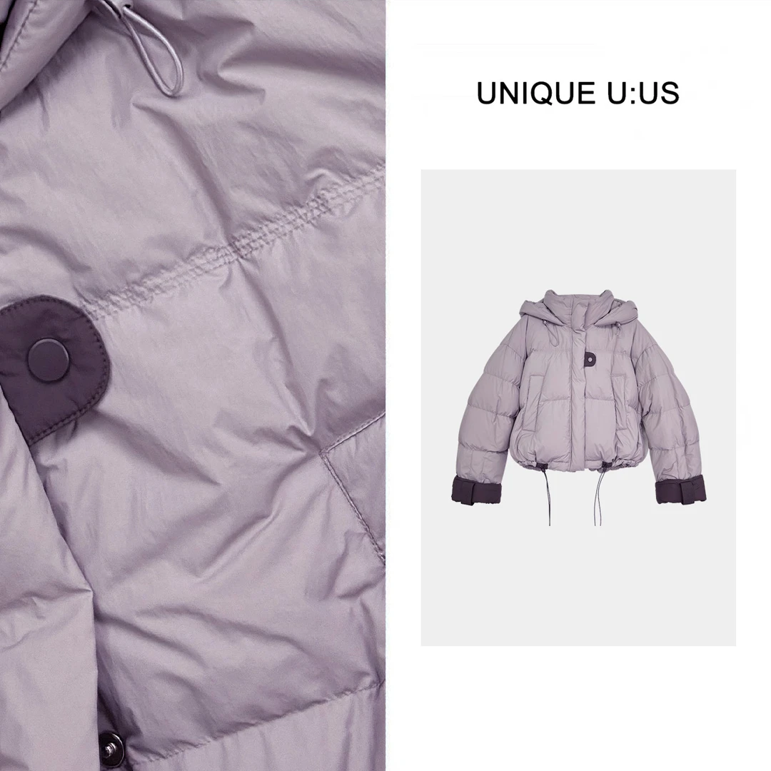 UNIQUE U:US【佛罗伦萨】休闲百搭时尚宽松羽绒服-2411159