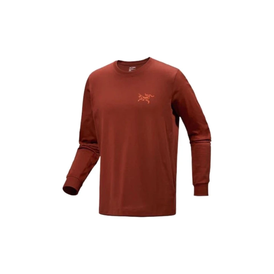 Multi Bird Logo Ls  字母Logo 图案美式复古印花圆领长袖T恤