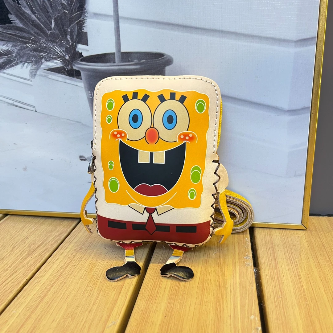 梦马秋冬新款头层牛皮时尚潮牌手工手绘洋气新款零钱包