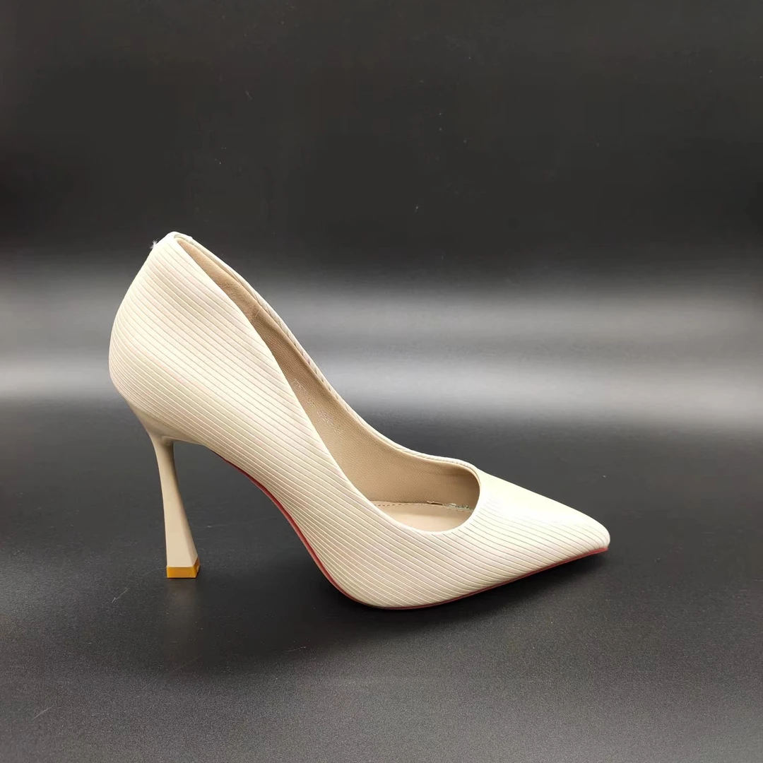 时尚百搭029女士气质细高跟百搭尖头浅口高跟鞋性感下单备注编码