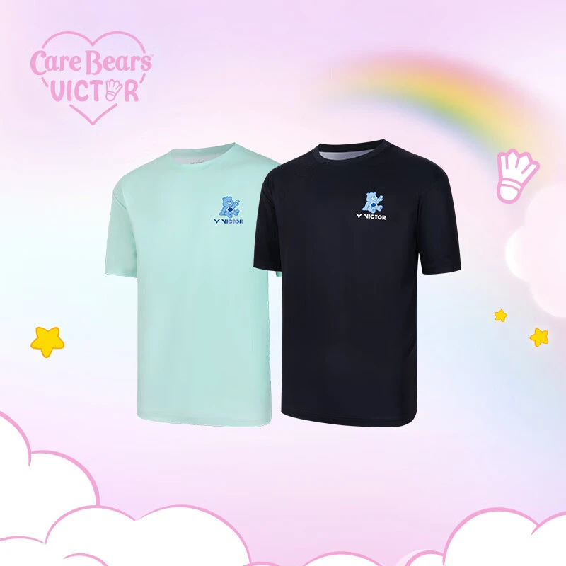 VICTOR/威克多T-4502CBC-C通款黑色T恤羽毛球服