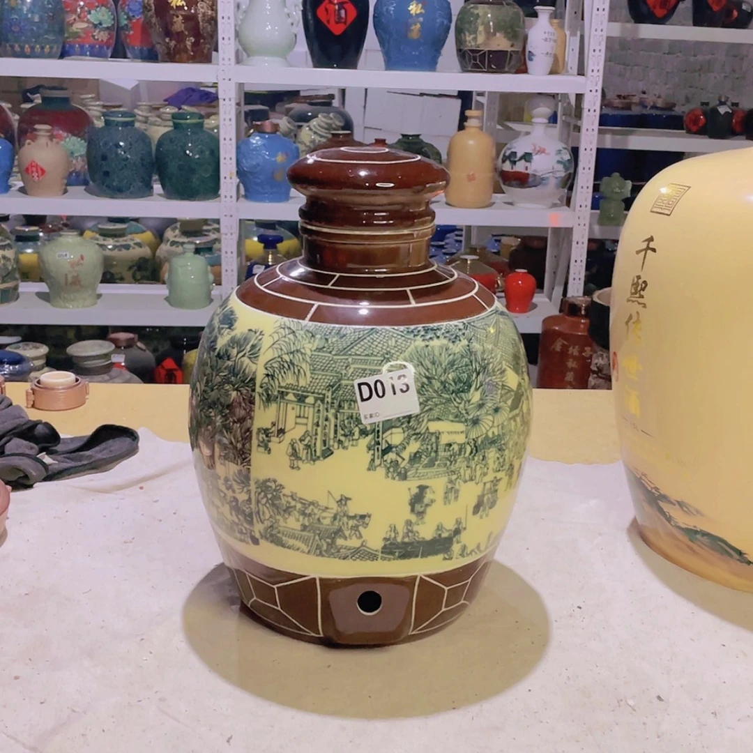 【闪购商品】陶瓷缸赌*u013带21个塑料龙头