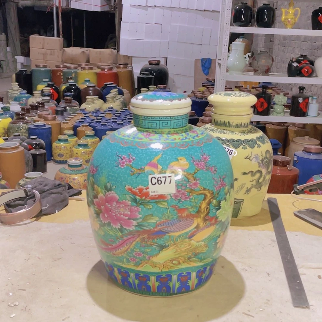 【闪购商品】陶瓷缸朝*677二十斤的