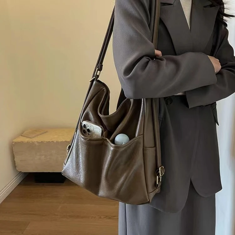 【亮晶晶轻奢女包】B131-160时尚百搭秋冬小众单肩腋下斜挎休闲女包