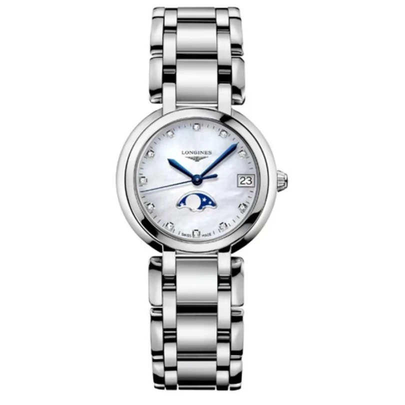99新 Longines/浪琴 未使用心月系列石英女士腕表气质轻奢简约