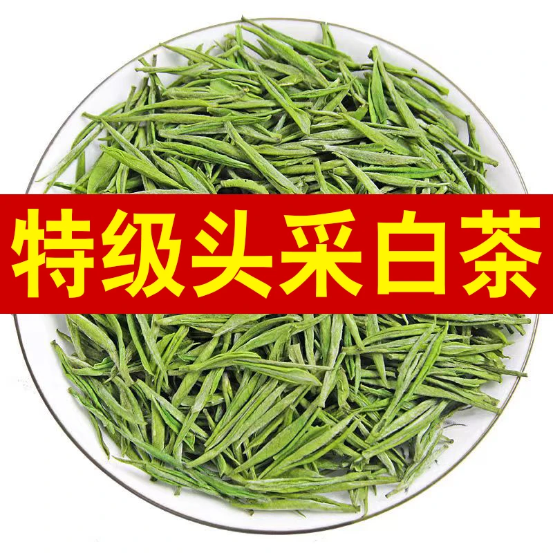 2025新茶高山白茶【头采4A白茶】春茶高山绿茶叶特级白茶罐装礼盒