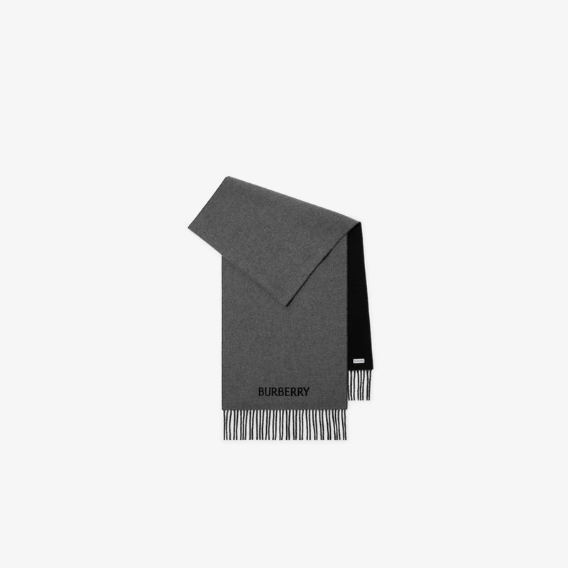 博柏利（BURBERRY）【初春礼物】双面马术骑士徽标羊绒围巾80912101