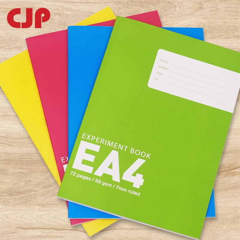 CJPA4分栏本练习本小学生小众文具作业本子记事本大号笔记本本子