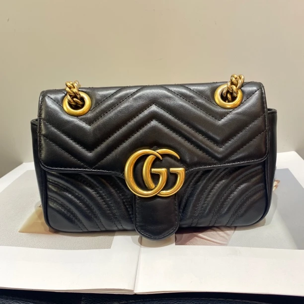 95新 GUCCI/古驰 千宝河专属 Gucci黑金马蒙22