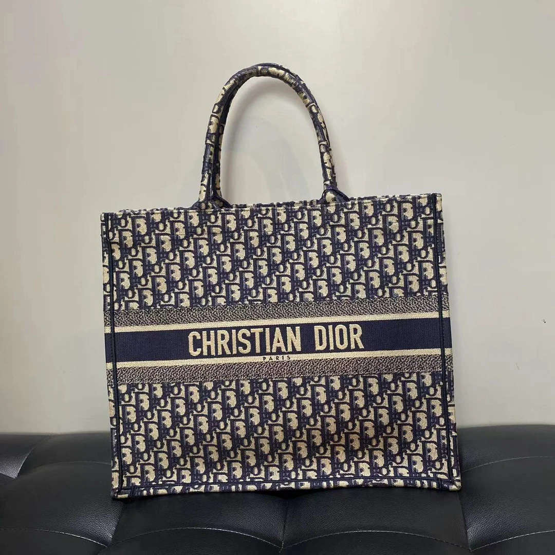95新 DIOR/迪奥 Dior迪奥老花tote大号/0071