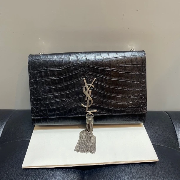 95新 YSL/圣罗兰 圣罗兰kate流苏链条包