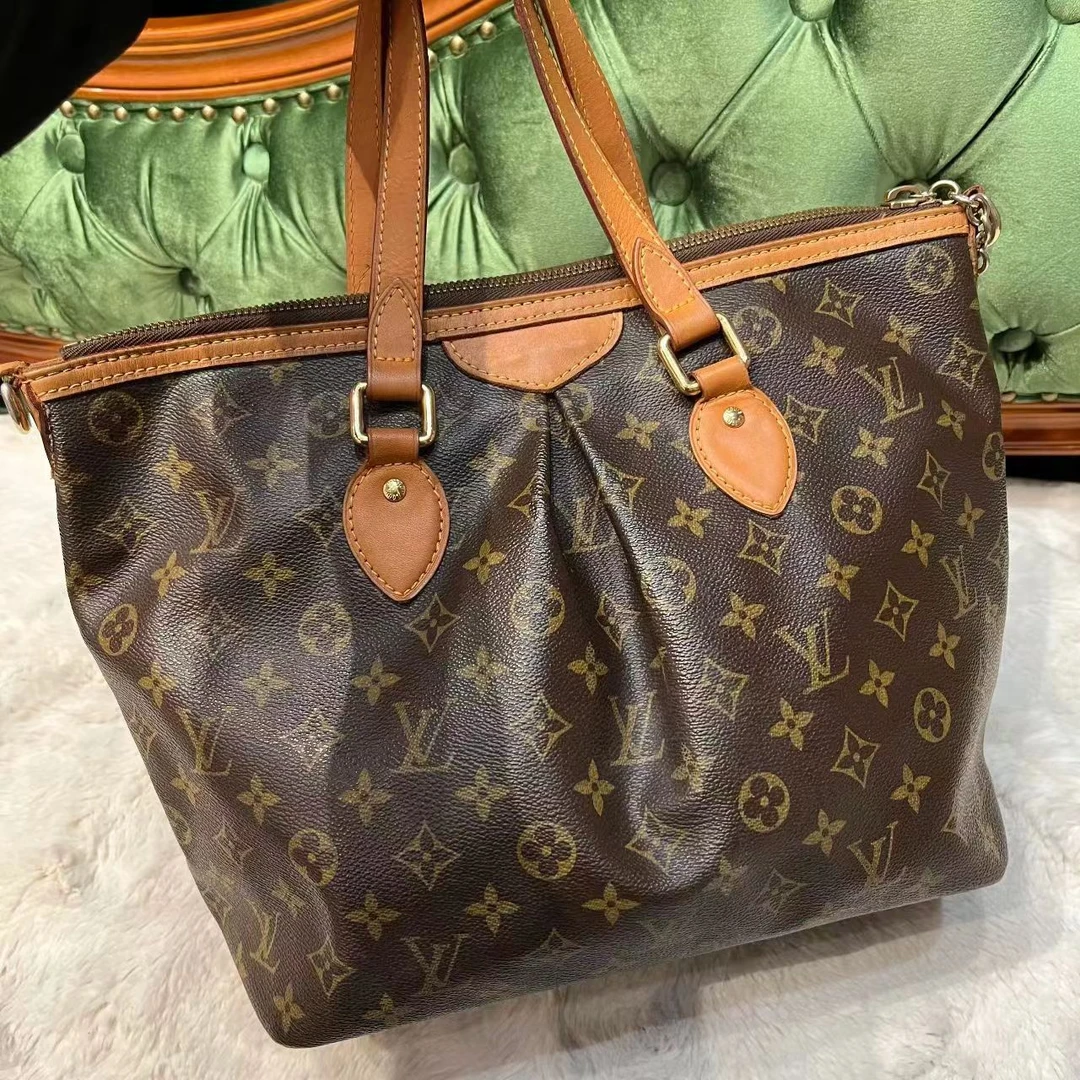 95新 LouisVuitton/路易威登 艾派尔/LV老花小号派拉蒙单肩包1045