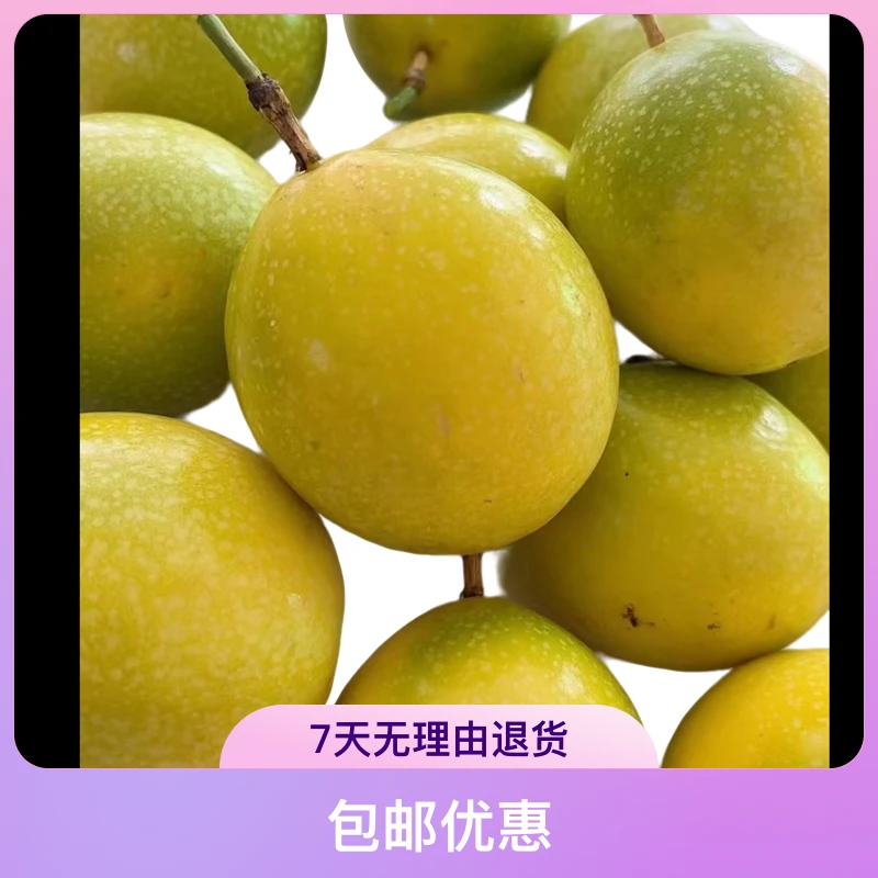 福建省龙岩市武平象洞食用黄金百香果中果包邮