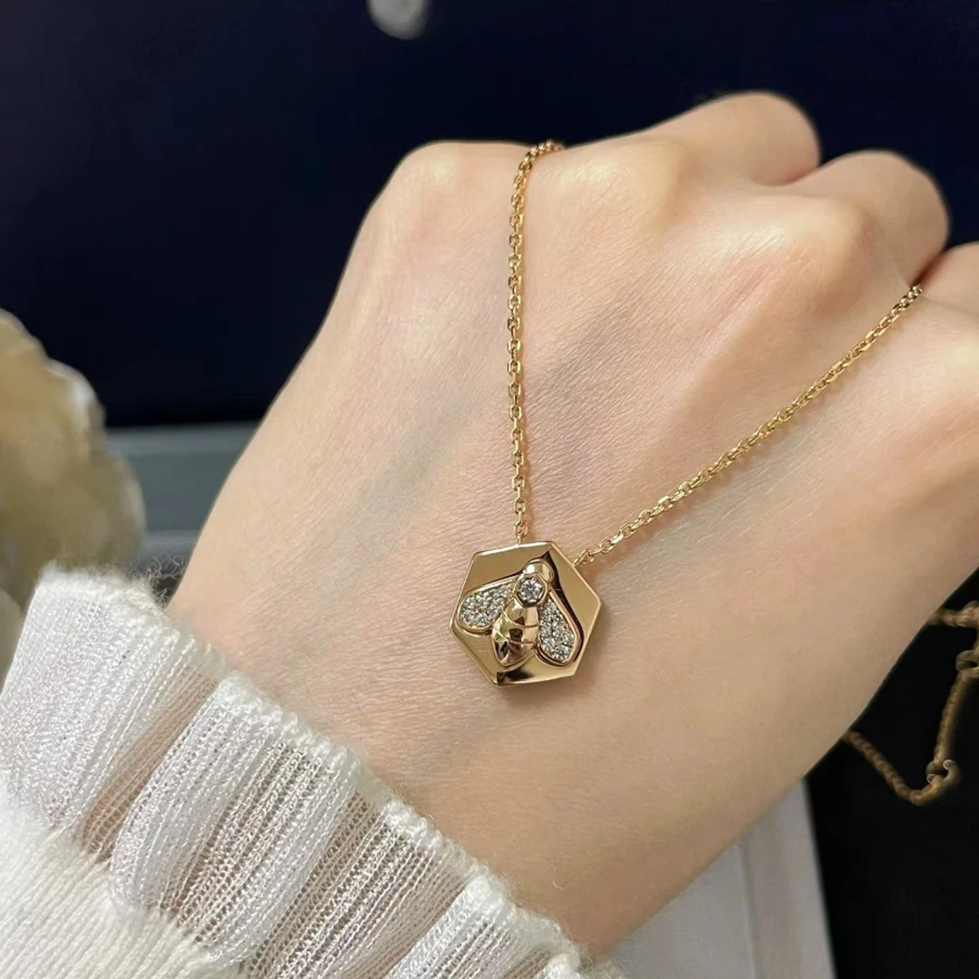 铜合金项链 小蜜蜂项链 093