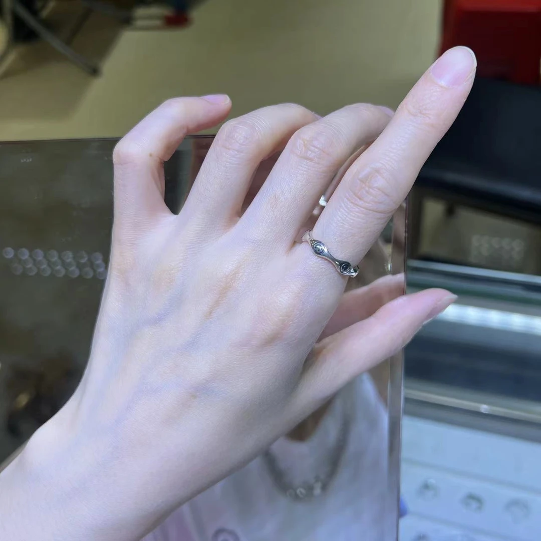 925银戒指 旺莱RY 790 笑脸戒指2 凤梨严选