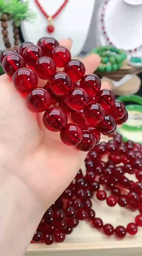 【闪购商品】血珀手链未镶嵌939号