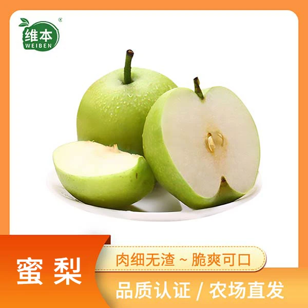 【维本农场直发】10斤蜜梨A级大果正宗苏翠一号蜜梨新鲜青酥脆梨子翠玉甜砀山梨包邮