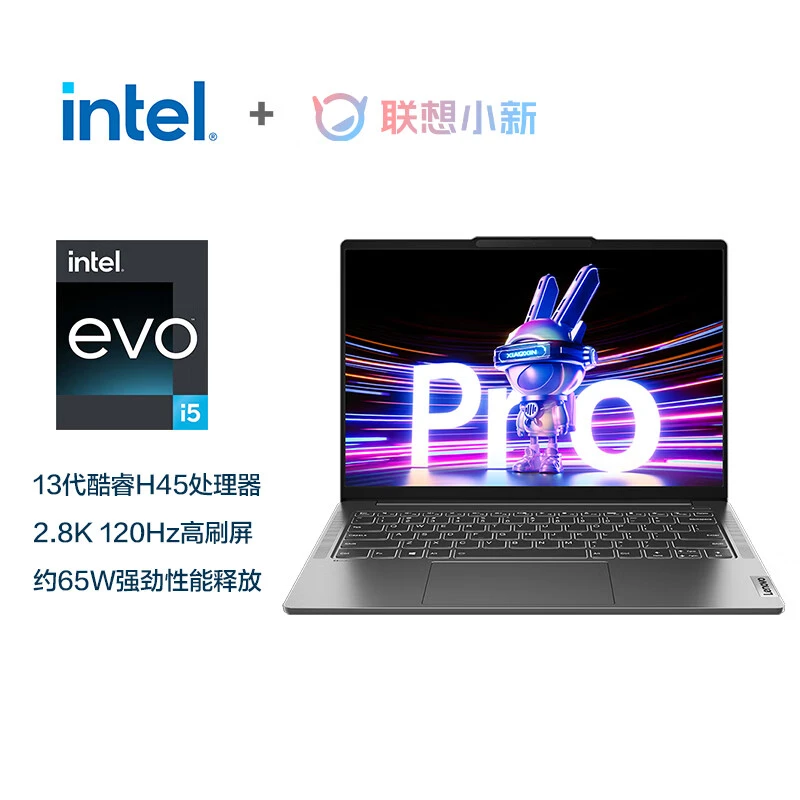 95新 Lenovo/联想 优品小新 Pro14 i5-13500H/32G/1T/集显/鸽子灰