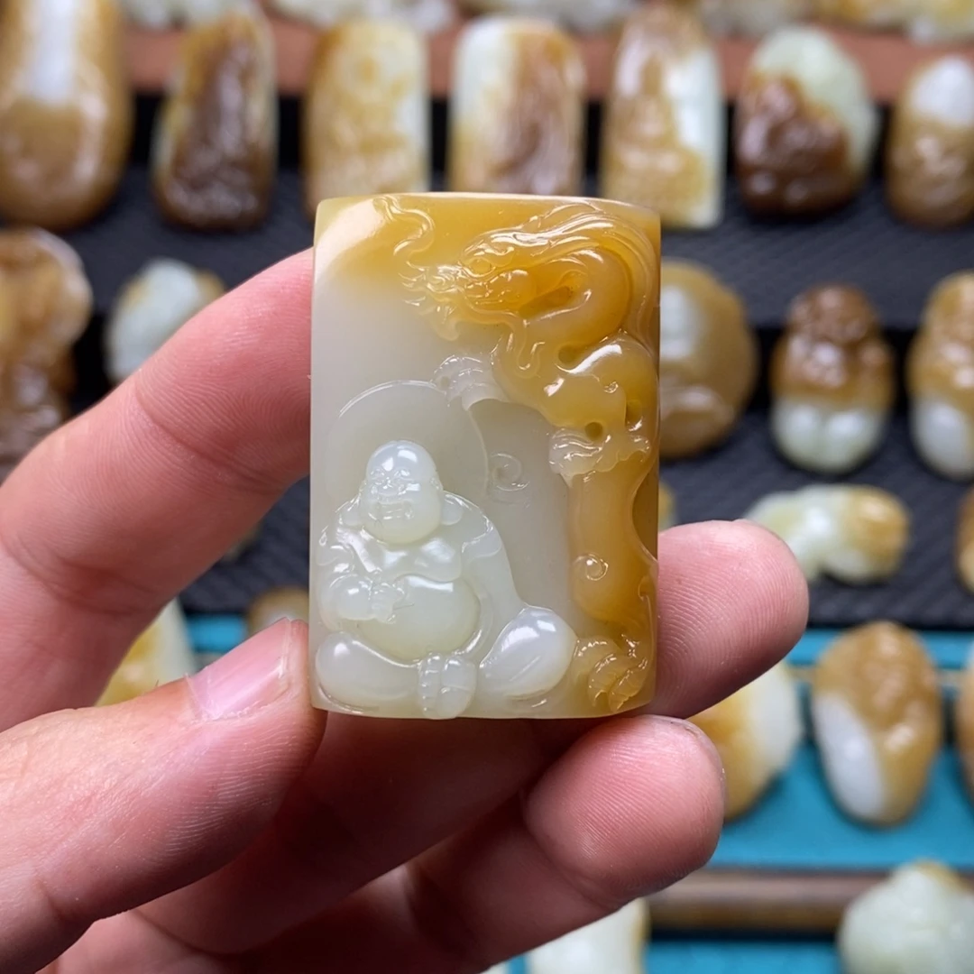 和田玉颈饰未镶嵌海****p