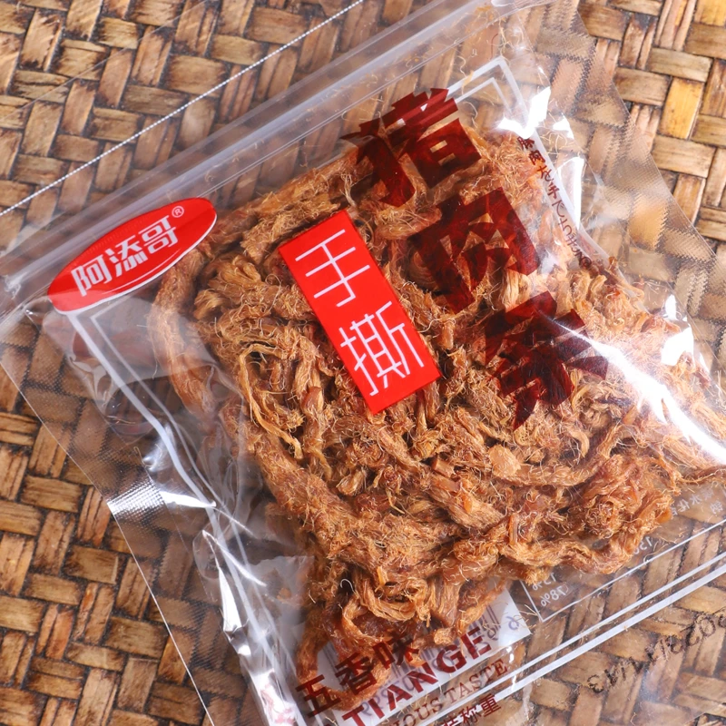 阿添哥手撕猪肉条有嚼劲纯猪肉条