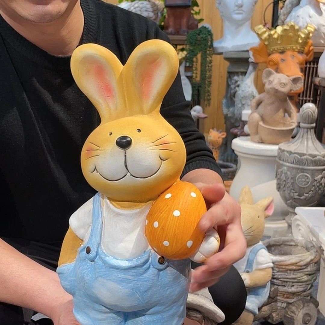 【闪购商品】密胺兔子抱蛋