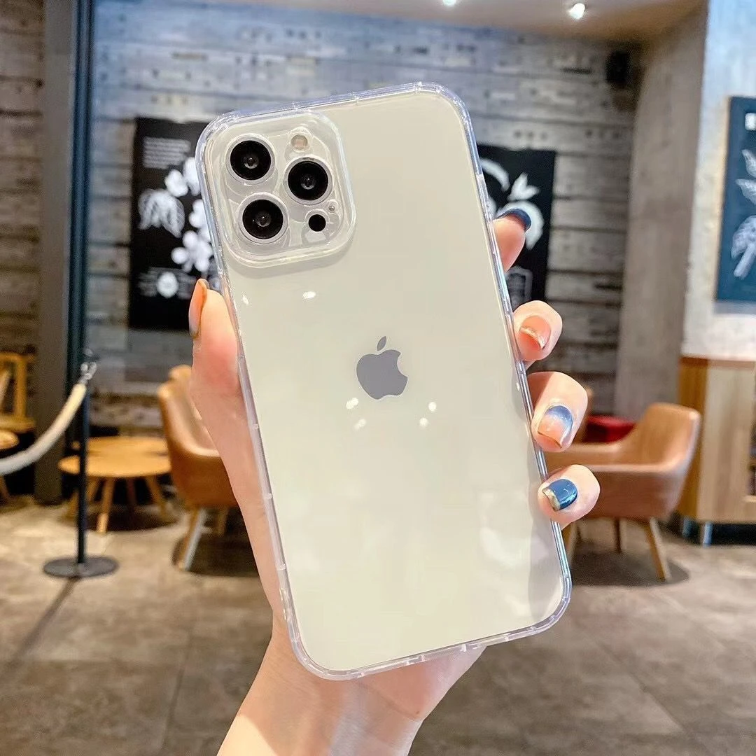 爆款苹果13手机壳透明iPhone15硅胶12防摔11全包手机外壳Xr潮/14