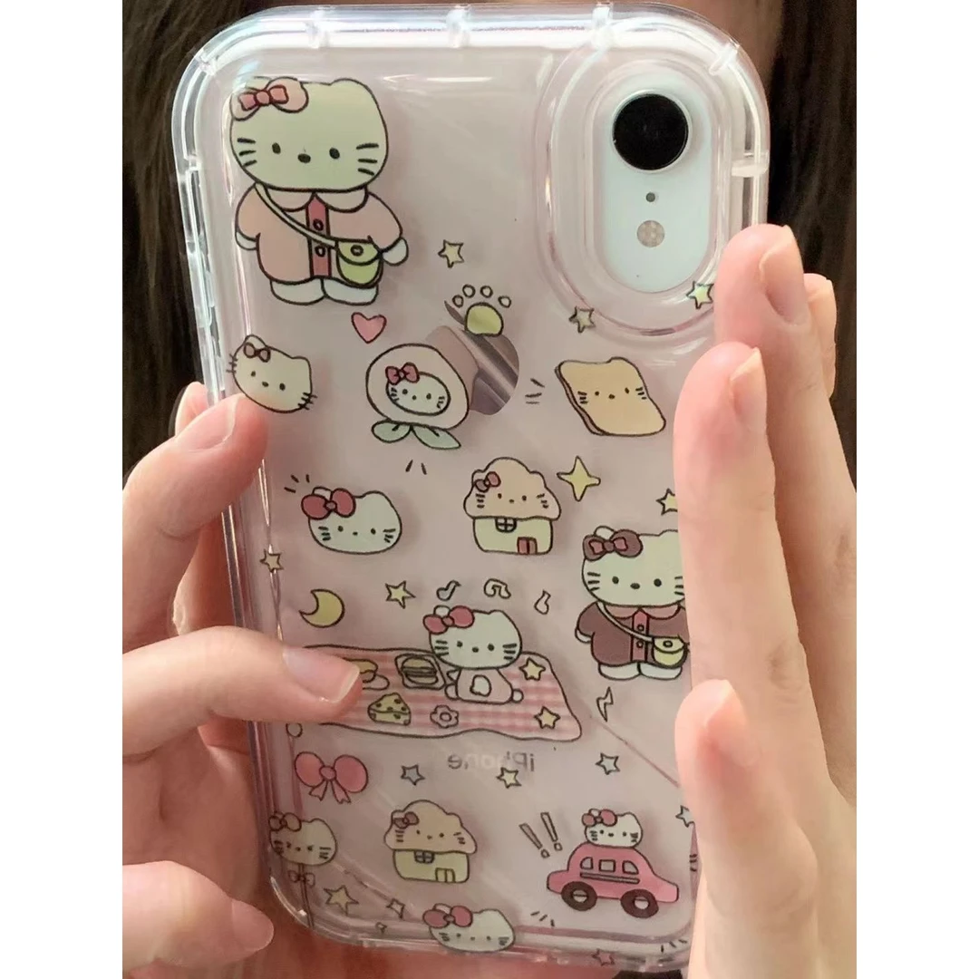 透明游玩kT苹果16plus/15promax手机壳12/11防摔xr/xs软壳7/8plus