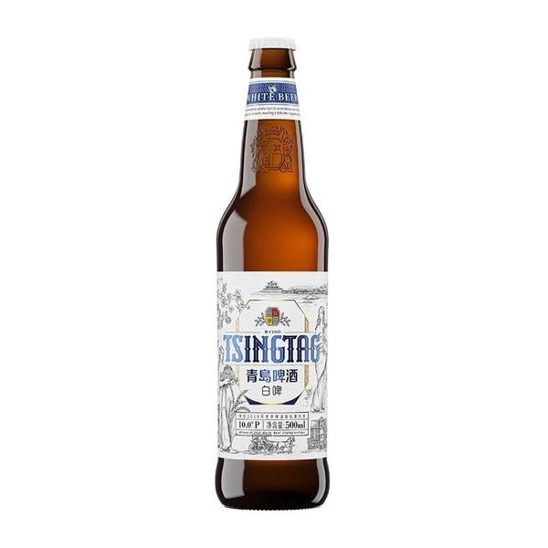 TSINGTAO/青岛啤酒白啤500ml*6瓶