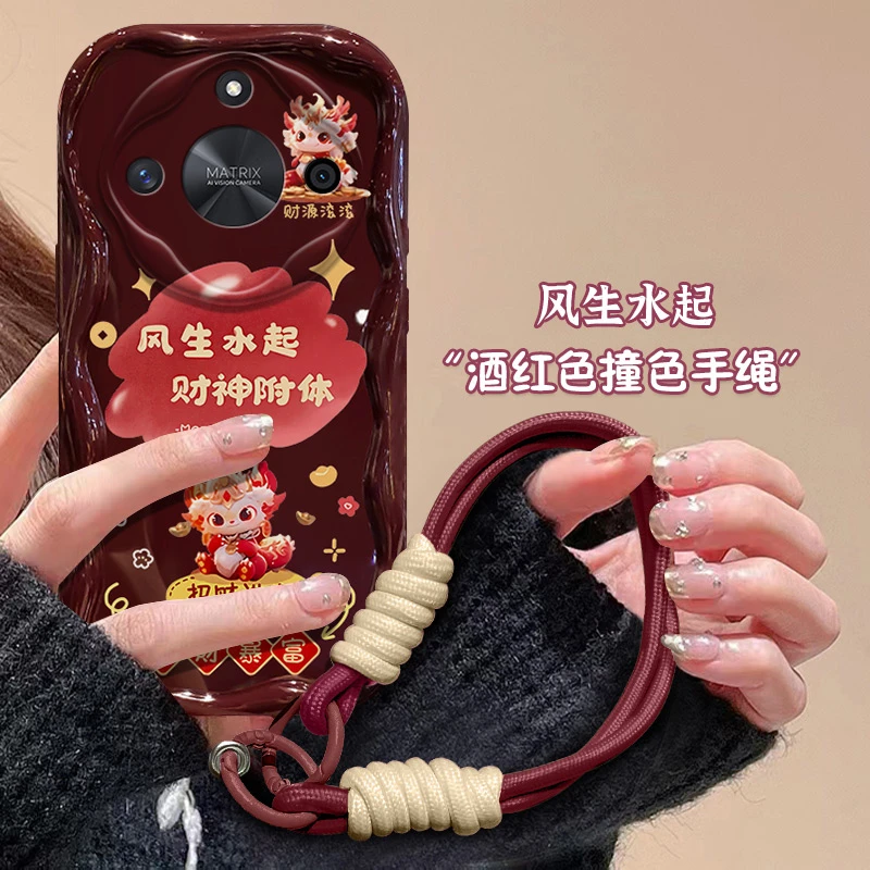 财神附体荣耀x50gt手机壳ALP-AN00防摔网红软壳个性男女潮新年款