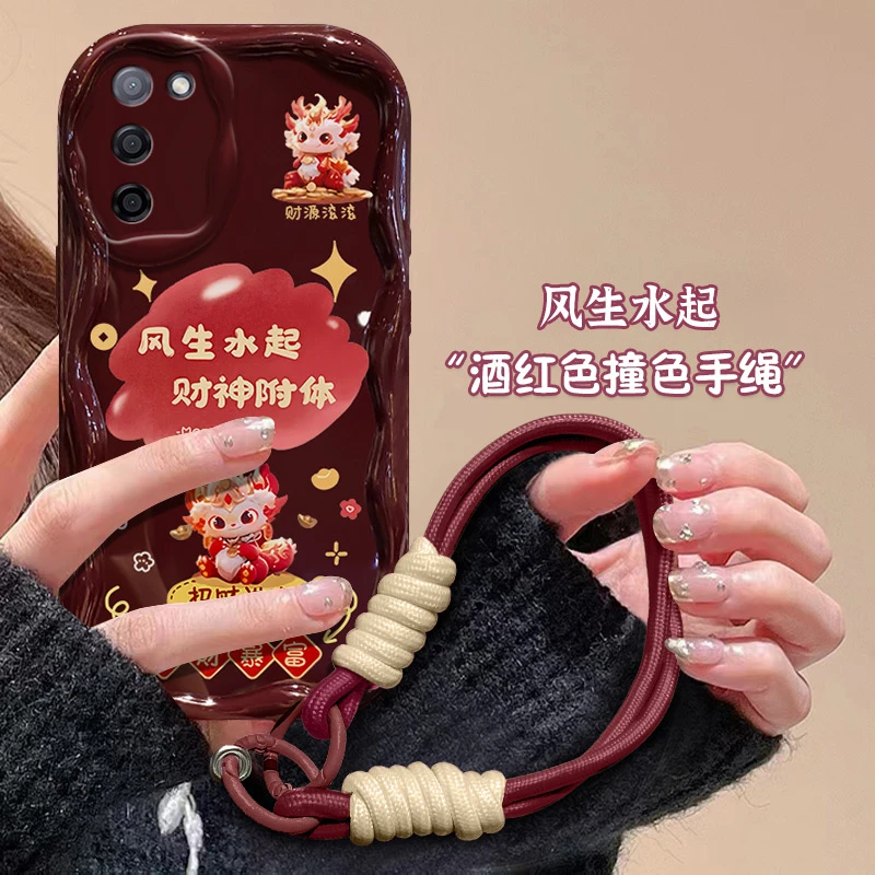 财神附体oppoa55手机壳PEMM00网红男女软壳个性新年款潮防摔时尚