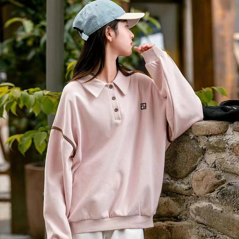 2024女童卫衣秋季新款儿童学院时尚洋气休闲中大童百搭宽松上衣潮