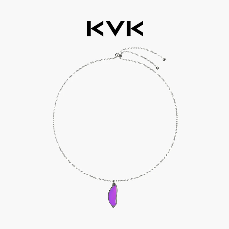 铜合金项链 【七夕新品】KVK EDGE 边缘吊坠项链2023新款轻奢高级感