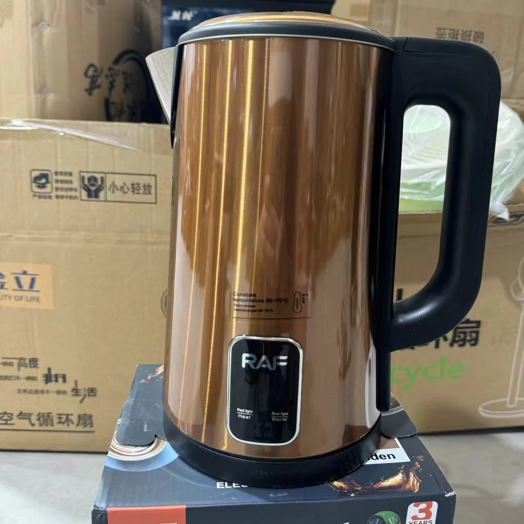 电热水壶不锈钢家用保温水壶2.5L自动断电大容量电恒温水壶多功能