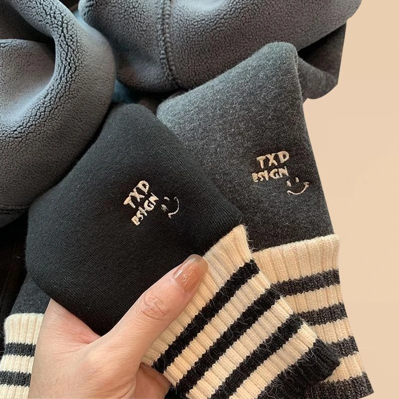 宝宝打底裤秋冬女童打底裤加绒加厚外穿小女孩弹力裤子