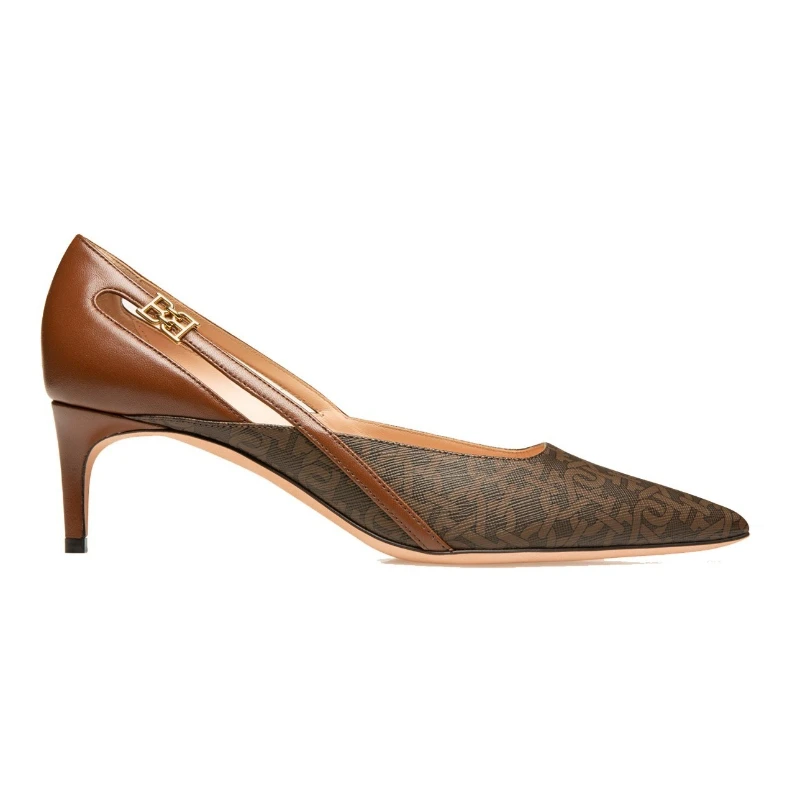 BALLY/巴利（断码）女士多棕色TPU尖头中跟鞋/6239480-HZO