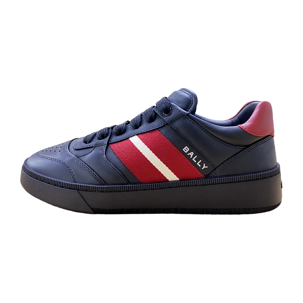 BALLY/巴利【黑悟空同色系】24新款黑色小牛皮休闲鞋6306538-HZO