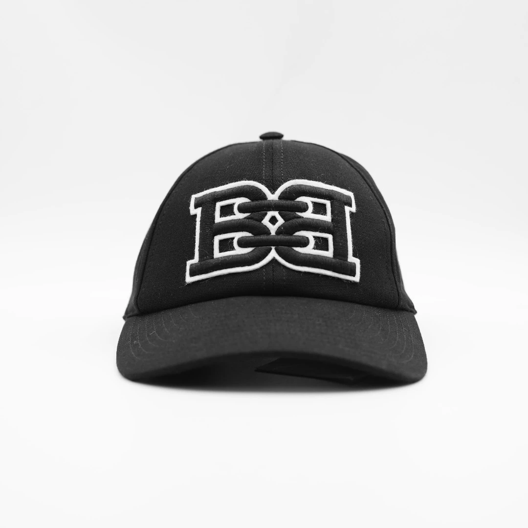 BALLY/巴利（断码）男士黑色棉质棒球帽/6300625-HZO
