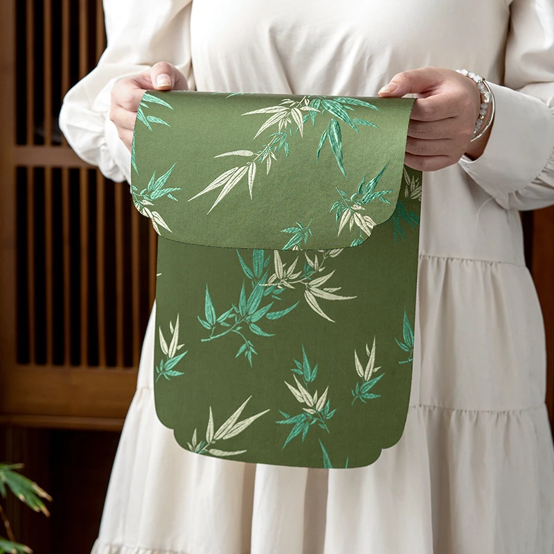 中式织锦小茶席创意百搭竹影小干泡桌旗干泡功夫茶道配件桌布杯垫