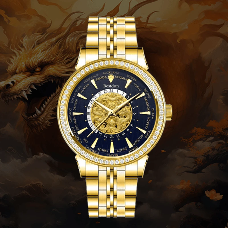 Bestdon/邦顿 龙腾四海 男士全自动机械表XJ~