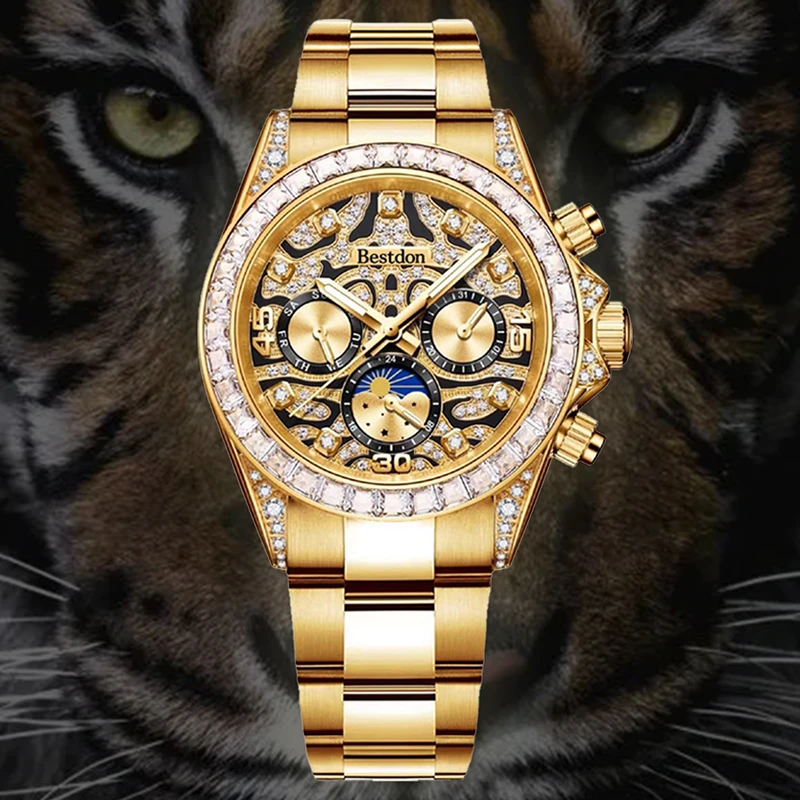 Bestdon/邦顿 老虎迪 男士奢华高档全自动机械表