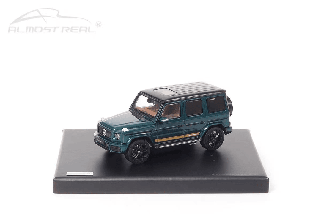 【风风专属】AR 1/43梅赛德斯AMG-G63 2021款金属绿限量仿真车模