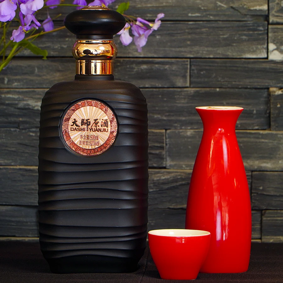 大师原国标大师酒 浓香型纯粮白酒 百年窖池优级酒52度500ml