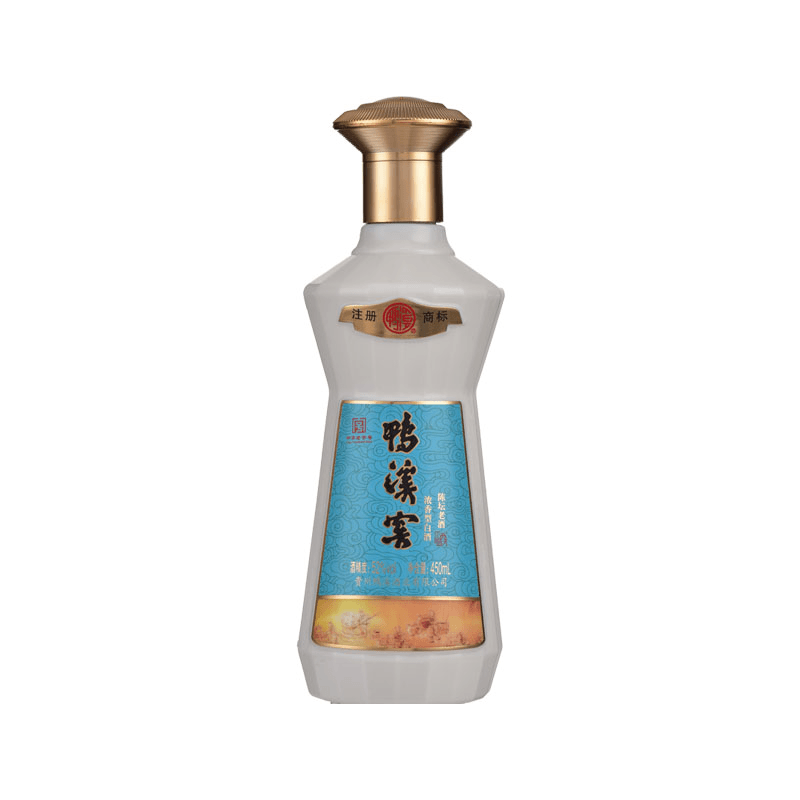 鸭溪窖陈坛老酒 浓香型纯粮优级白酒 光瓶52度450ml